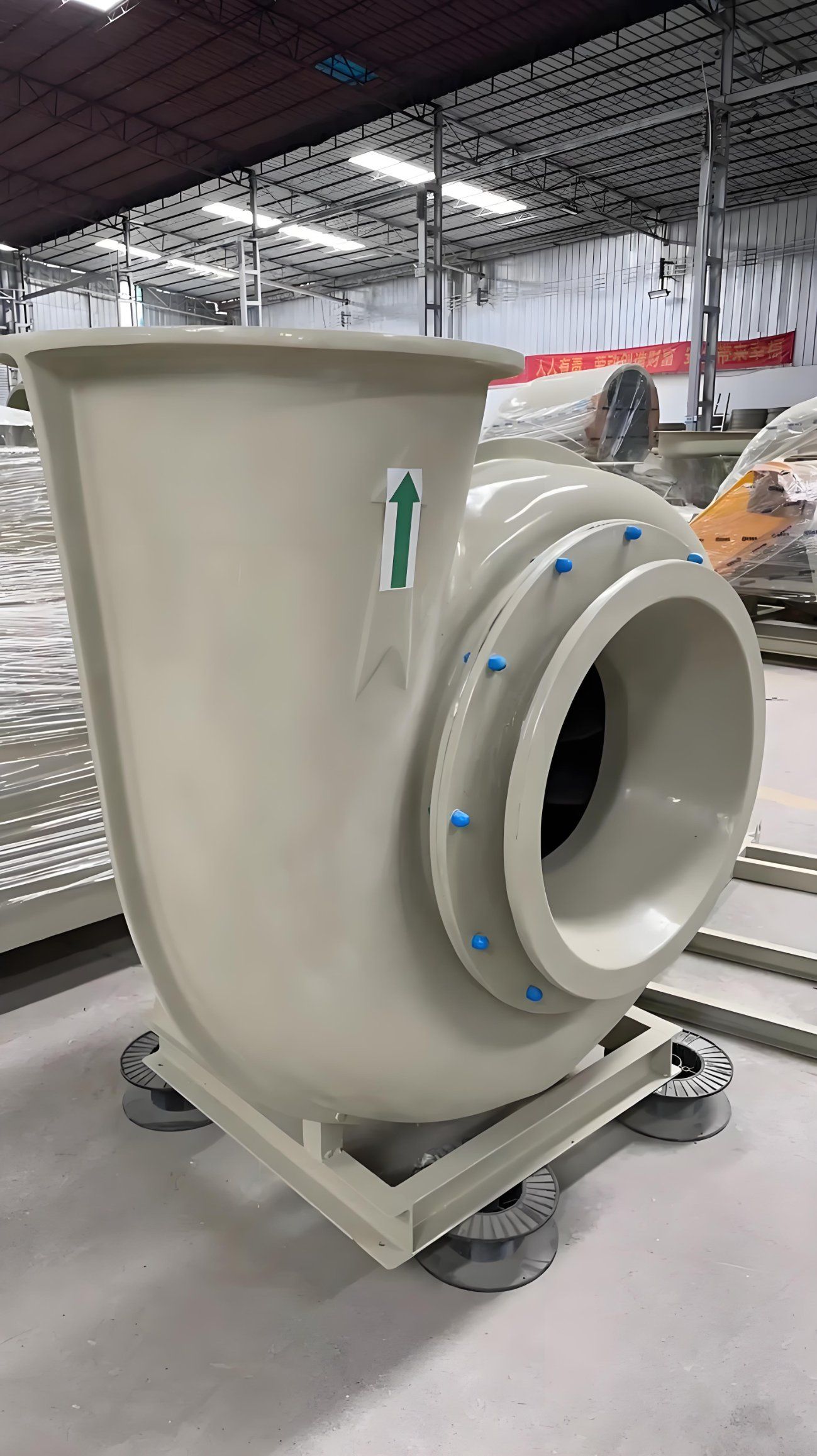 Fiberglass centrifugal blower